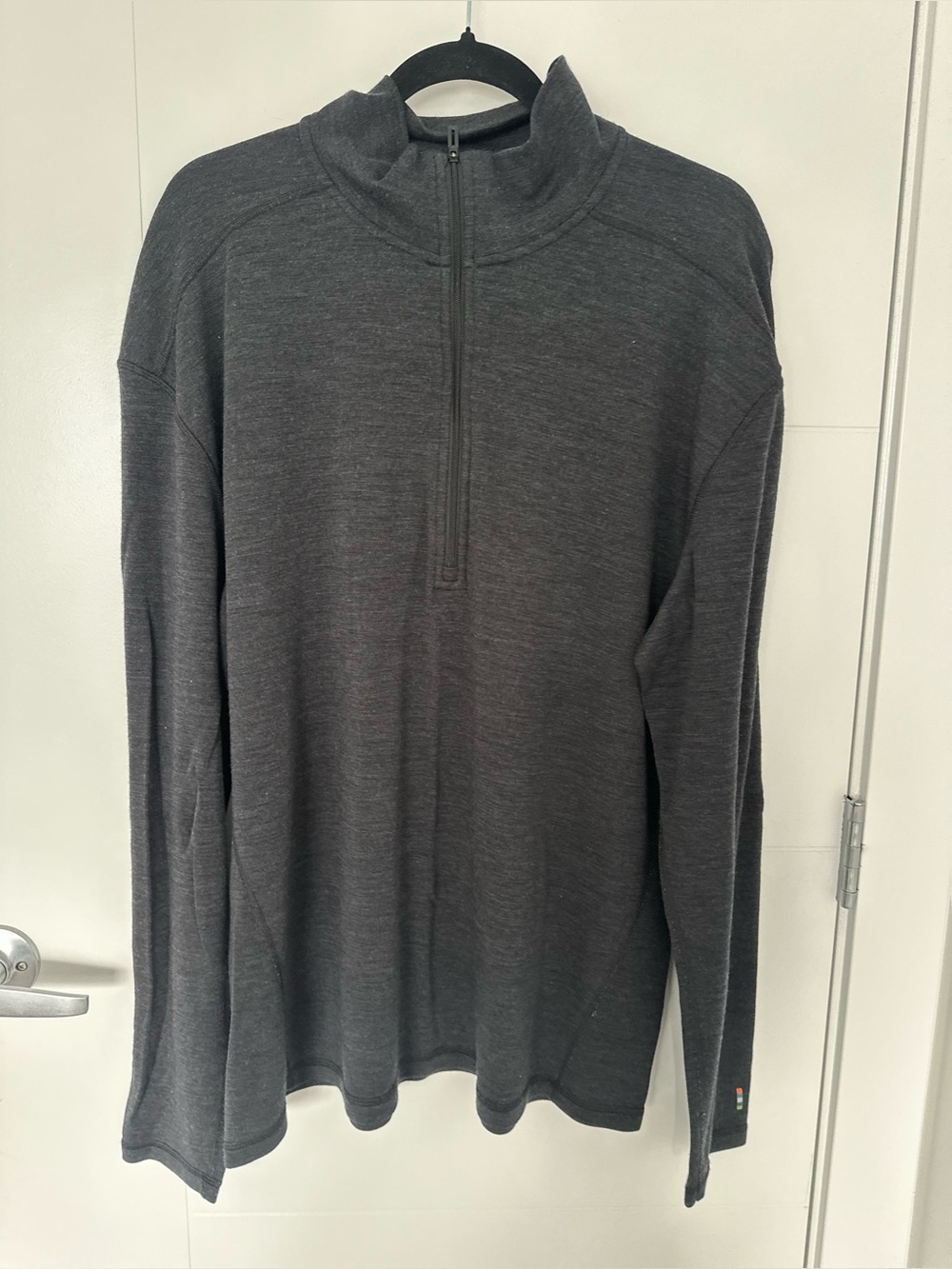 Smartwool Men's Classic All-Season Merino Base Layer 1/4 Zip 100% Merino Wool
